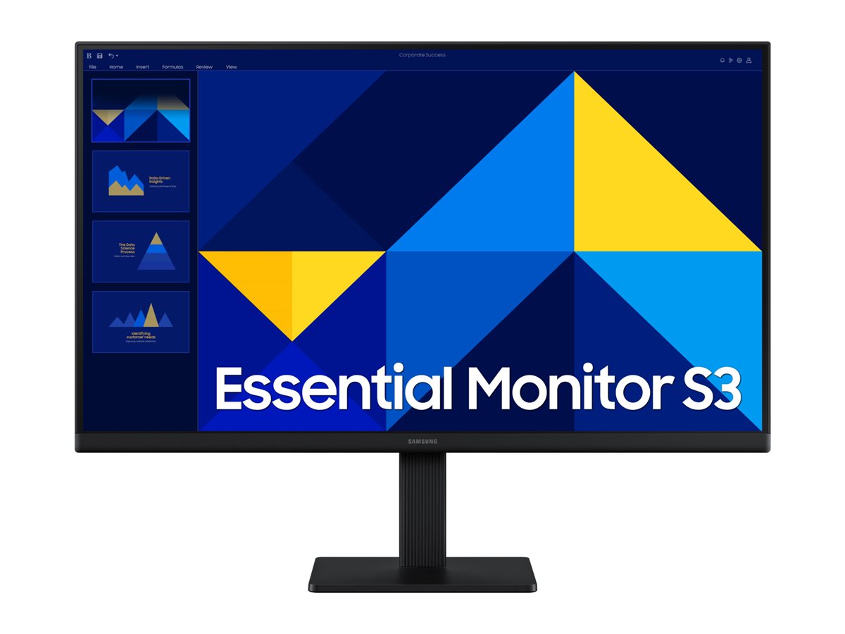 Samsung Essential S3 S24D300GAE S30GD Series LED monitor Full HD (1080p) Product shot Back 78851