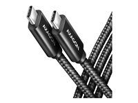 AXAGON USB4 Gen3x2 USB Type-C kabel Sort