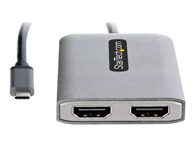 DisplayPort to Dual HDMI 4K 60Hz Adapter, Multi Monitor Splitter