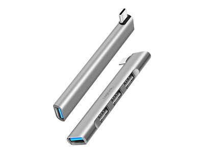 USB 3.2 Gen1 Hub, 4-port, USB-C, 1x USB3.0 AF, 3x USB2.0 AF – LogiLink