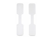Startech 3.5in (9cm) Cable Labels, 100 Pack White, Cable/Cord Tags (CABLE-TAG-HLWH) - cable identification labels - hook-to-h