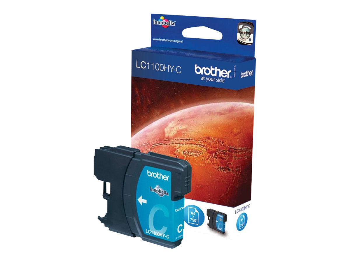 Brother Lc1100hyc High Yield Cyan Original Ink Cartridge