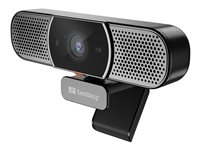 Sandberg All-in-1 Webcam 2K HD 2560 x 1440 Webcam Med ledning