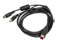 Capture Sort 1.8m Forstærket USB kabel