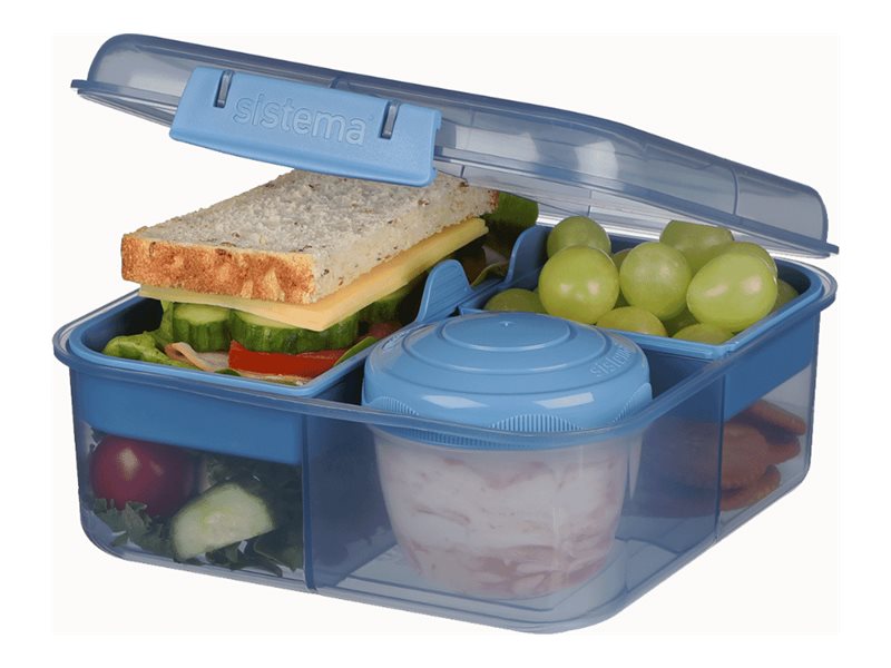 Sistema Bento Cube Lunch Box - Assorted - 1.25L