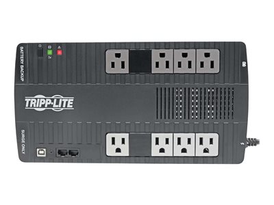 Tripp Lite AVR Series 120V 550VA 300W 50/60Hz Ultra-Compact Line-Interactive UPS with USB port