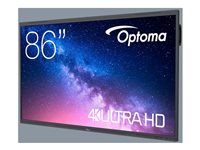 Optoma Creative Touch 5863RK LED-bagbelyst LCD fladt paneldisplay 3840 x 2160 86'
