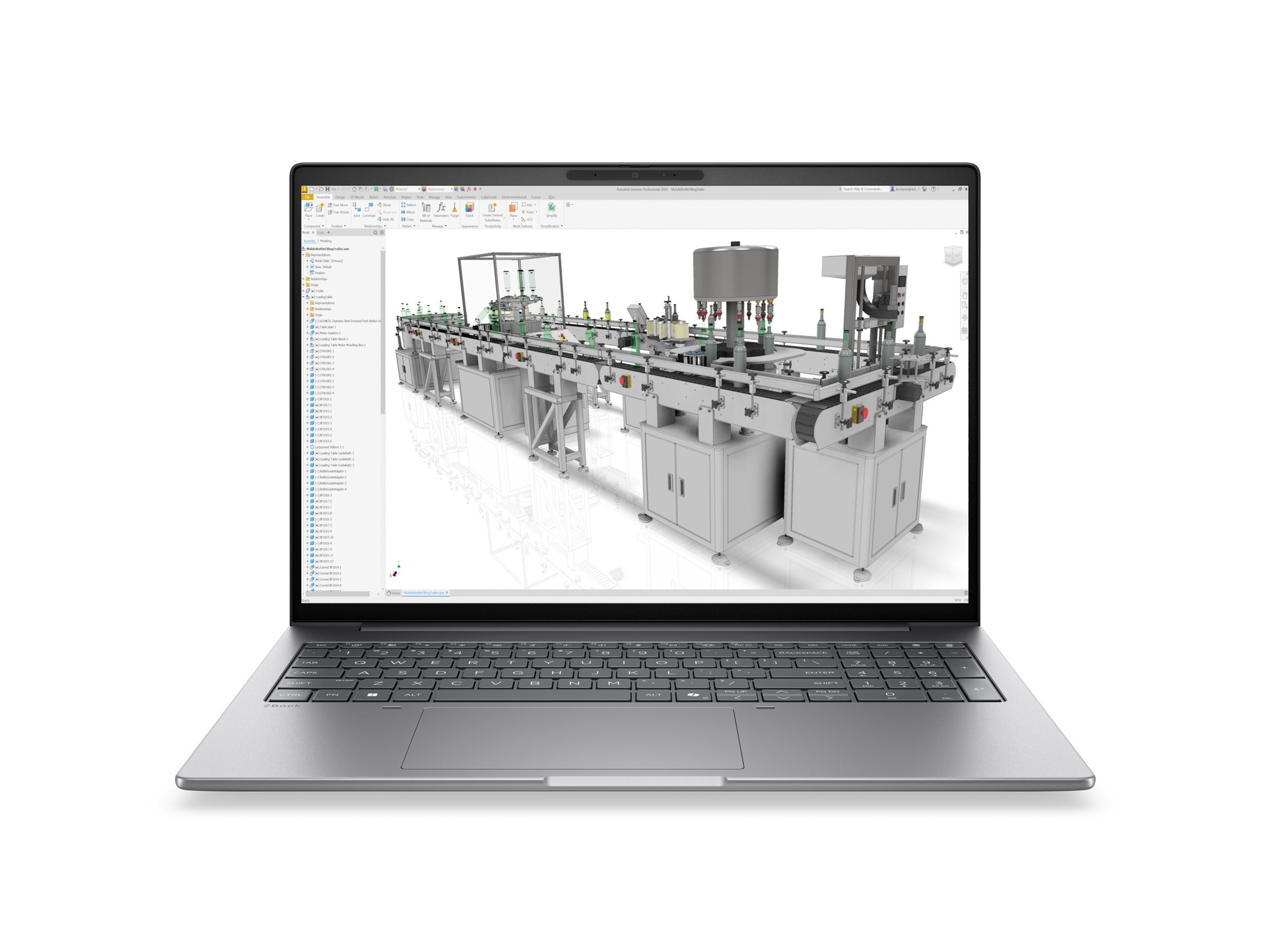 HP ZBook 8 G2i Mobile Workstation Copilot+ PC AI PC AI Workstation 16 Intel Core Ultra 9 Product shot Front 79952