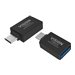 USB C to USB A adaptor -plugs into USB C and has f