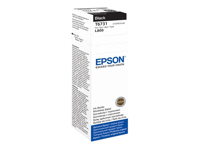 Image of Epson T6731 - black - original - ink refill