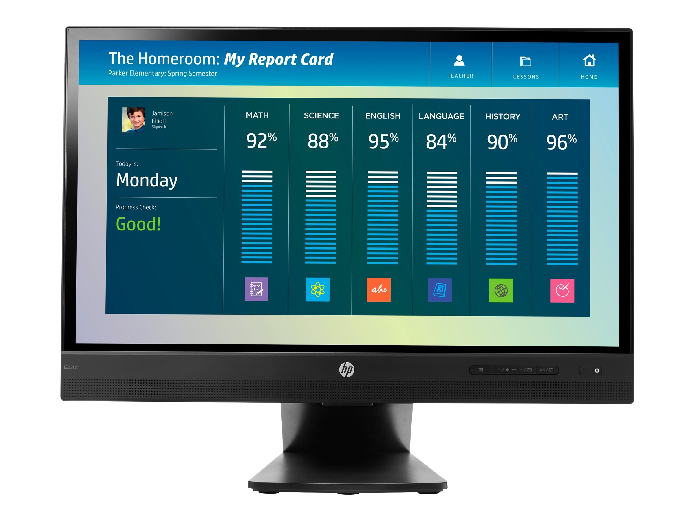 HP EliteDisplay E220t | Overview, Specs, Details | SHI