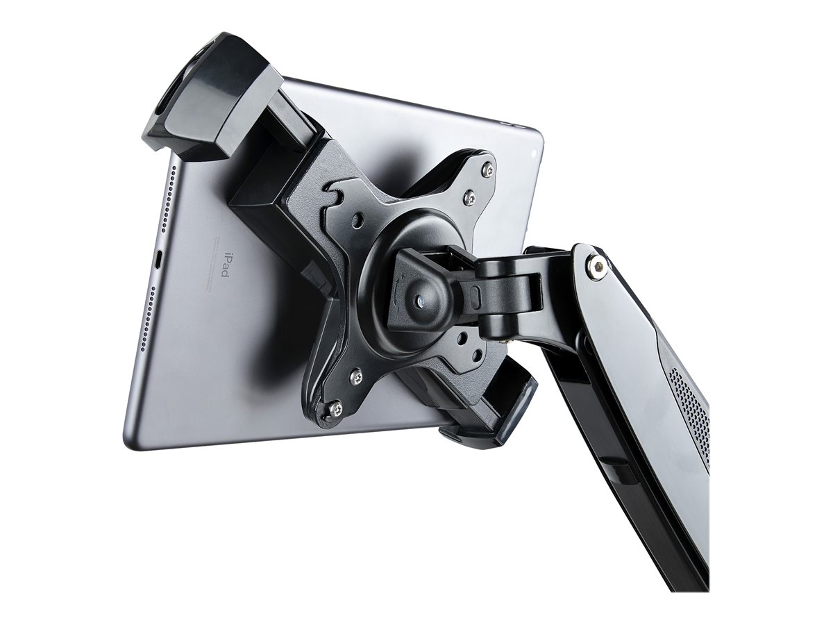 StarTech.com VESA Mount Adapter for Tablets 7.9 to 12.5in - Up to 2kg (4.4lb) - 75x75/100x100 VESA Patterns - Universal Anti-Theft Tablet VESA Mount Clamp - Secure Tablet Mount - Black montážní sada - pro tablet - černá – foto 7