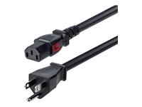 StarTech.com - Câble d'alimentation - Conformité TAA - NEMA 5-15P pour power IEC 60320 C13 verrouillage 