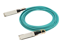 HPE Aruba - Câble d'attache direct 100GBase-AOC - QSFP28 (M) pour QSFP28 (M) - 7 m 