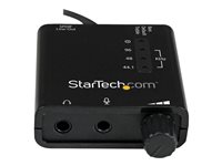 StarTech.com USB Sound Card w/ SPDIF Digital Audio & Stereo Mic - External Sound for Laptop or PC - SPDIF Output (ICUSBAUDIO2D) - sound card