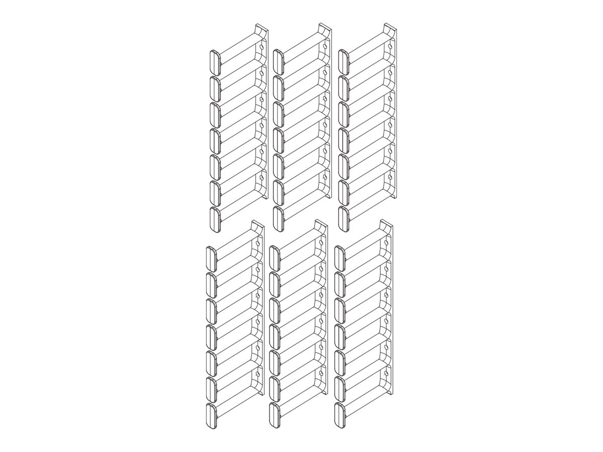 Vertiv - Rack cable management finger