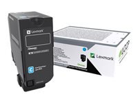 Lexmark - High Yield - cyan - original - toner cartridge LCCP, LRP - for Lexmark CX725de, CX725dhe, CX725dthe