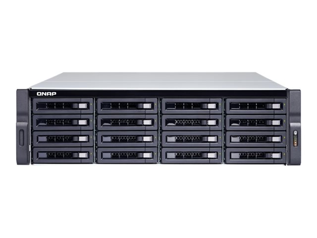 QNAP TS-1683XU-RP - NAS server - 16 bays - rack-mountable - SATA 6Gb/s - RAID 0, 1, 5, 6, 10, 50, JBOD, 60 - RAM 16 GB - Gigabit Ethernet / 10Gbps SFP+ - iSCSI support - 3U