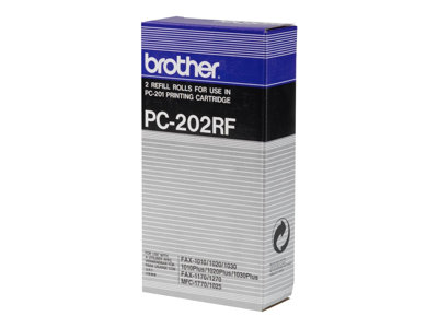Brother - 2er-Pack - Schwarz - Druckpatrone - Nachfüllung - für Brother MFC-1770, MFC-1870, MFC-1970, IntelliFAX 1170, 1270, 1570, 1575