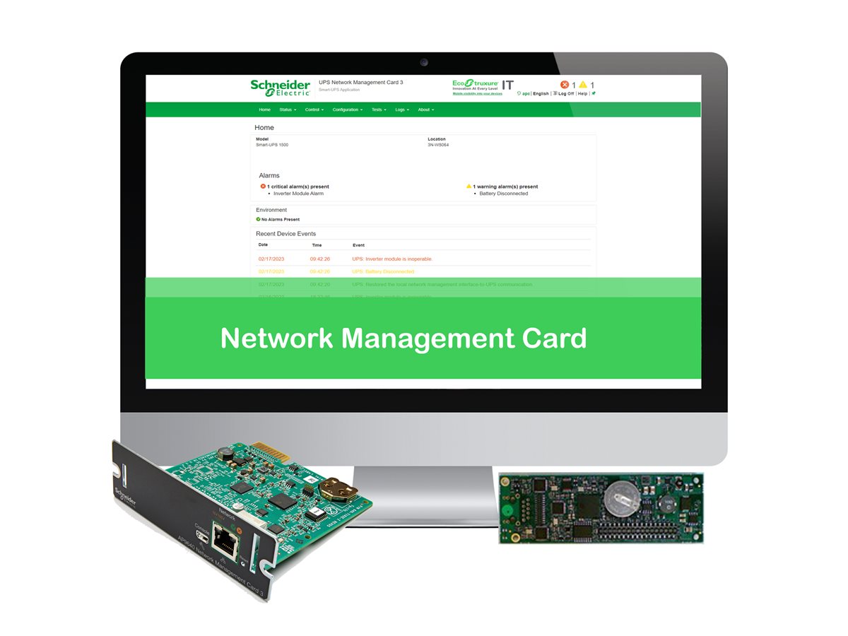 APC Network Management Card Galaxy or Symmetra PX, 3-Phase - licence na předplatné (5 let) - 1 zařízení – foto 2