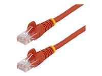 StarTech.com 0.5m Red Cat5e / Cat 5 Snagless  Patch Cable 0.5 m CAT 5e Ikke afskærmet parsnoet (UTP) 50cm Patchkabel Rød