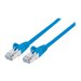 Network Patch Cable, Cat6A, 5m, Blue, Copper, S/FT