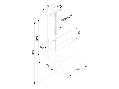 NEOMOUNTS CPU-D200BLACK