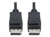 Eaton Tripp Lite Series DisplayPort 1.4 Cable with Latching Connectors, 8K (M/M), Black, 10 ft. (3.1m)