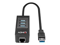 LINDY USB 3.1 Hub/Gigabit Ether. Adapter