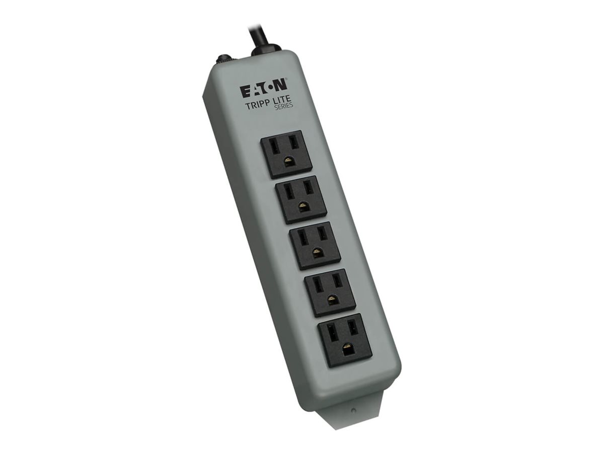 Eaton Tripp Lite Series Industrial Power Strip, 5-Outlet, 15 ft. (4.6 m) Cord, Switchless
