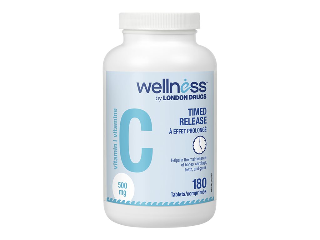 Wellness by London Drugs Vitamin C Timed Release - 500mg - 180s