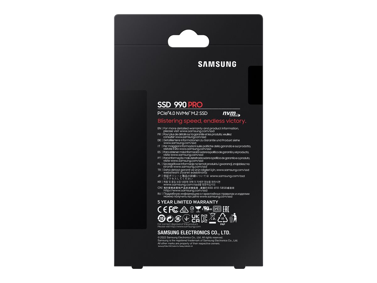 内蔵型SSD SAMSUNG SSD 990PRO M.2 2TB MZ-V9P2T0B-IT Amazon.com: Samsung 990 PRO NVMe M.2 SSD, 2 TB, PCIe 4.0