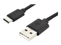 DIGITUS USB 2.0 USB Type-C kabel 1m Sort