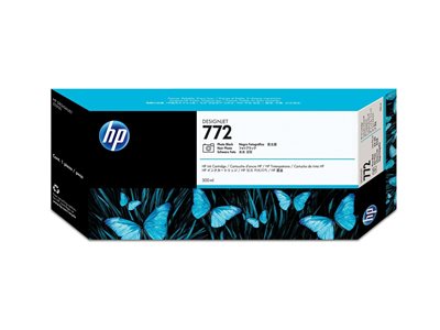 HP 772 Tinte 300ml foto schwarz
