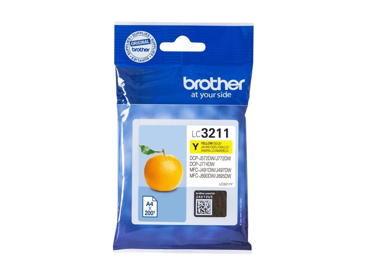 Brother Lc3211y Yellow Original Ink Cartridge