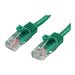 3m Green Cat5e / Cat 5 Snagless Patch Cable - patc