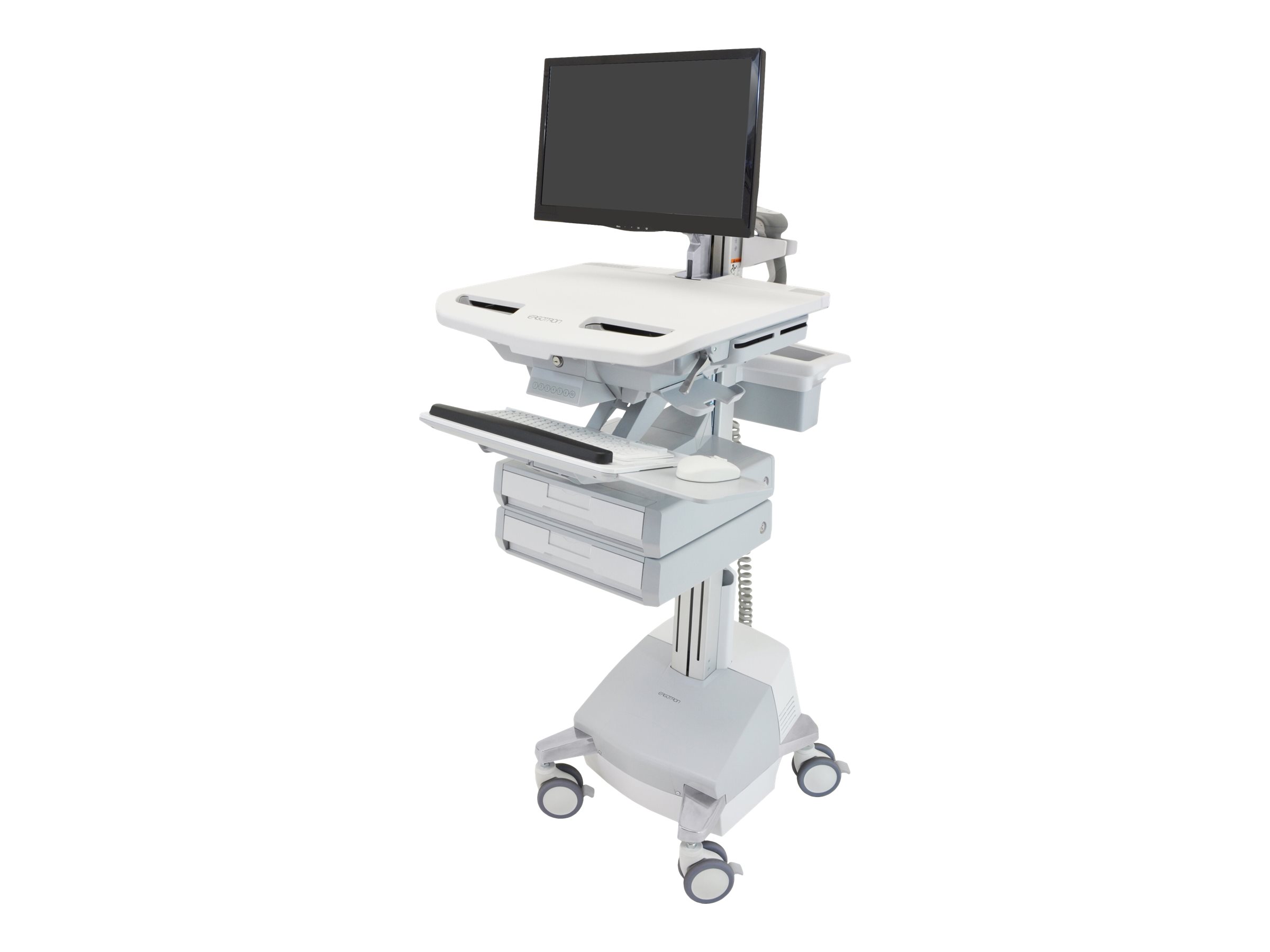 Ergotron StyleView - Cart for LCD display / keyboard / mouse / CPU / notebook / barcode scanner (open architecture)