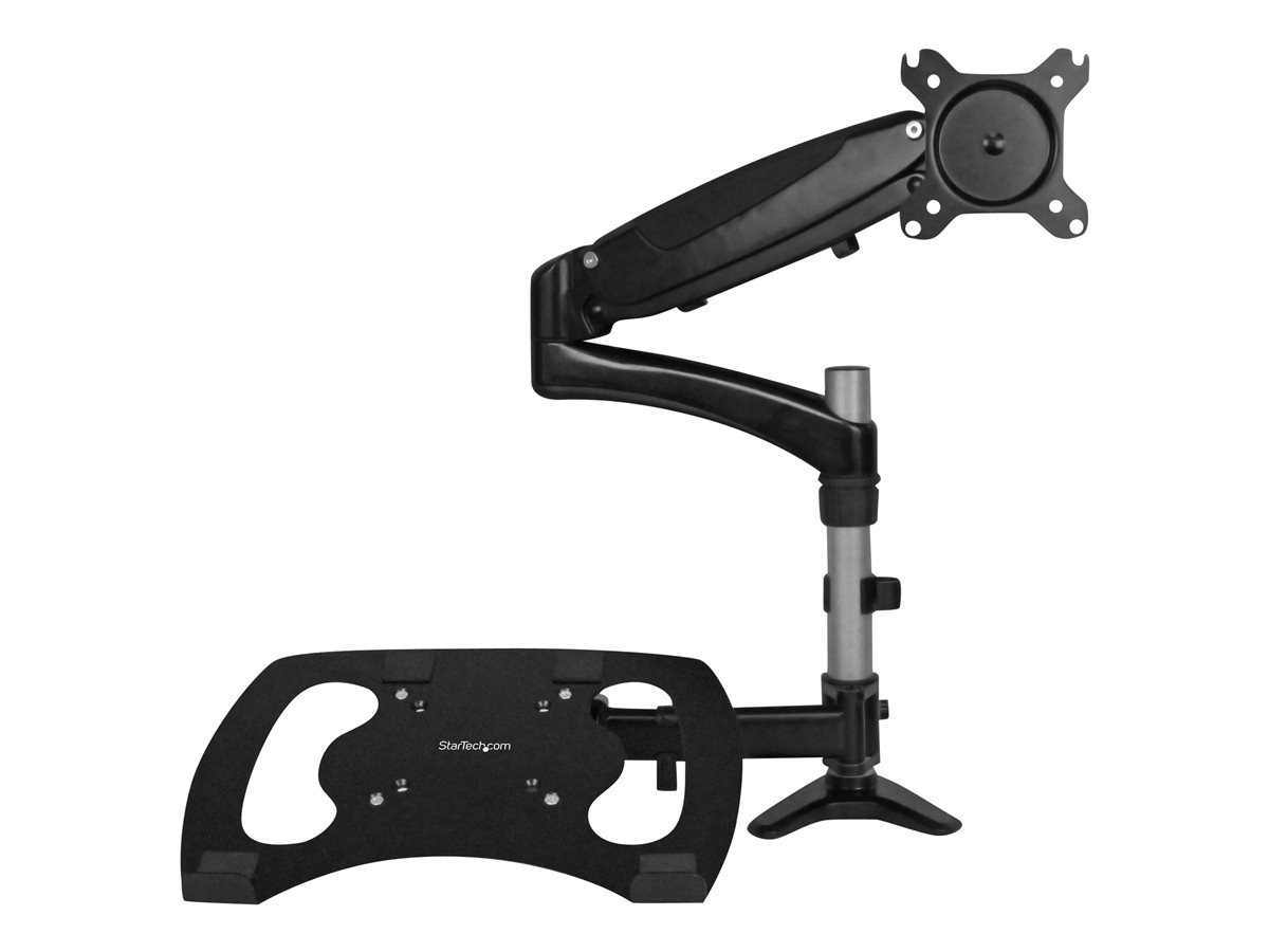 STARTECH Single-Monitor Arm with Laptop Stand