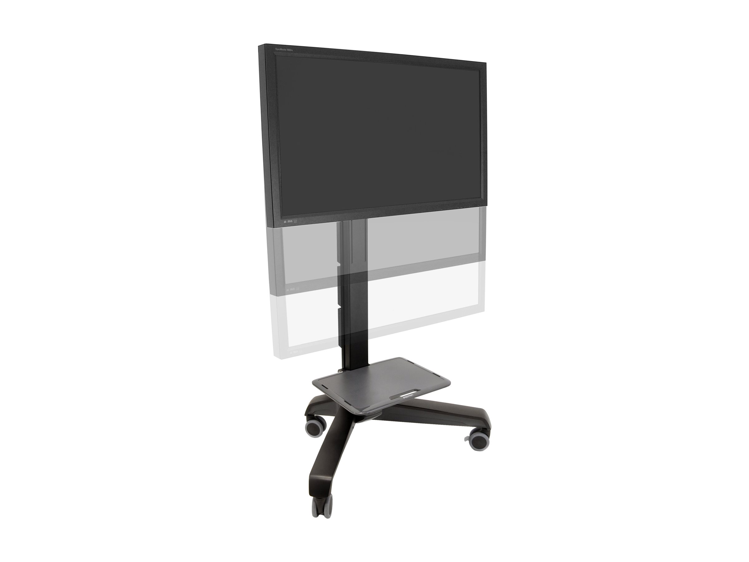 Ergotron Neo-Flex Mobile MediaCenter UHD cart Constant Force Technology for flat panel Usage / lifestyle Right-angle 72800