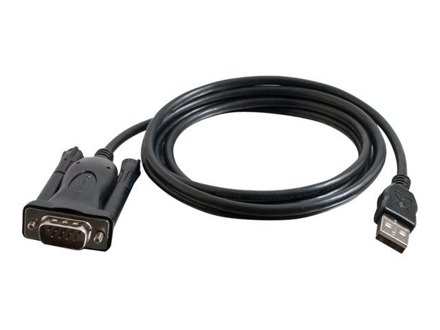 C2G 5ft USB to Serial Cable - USB to DB9 Serial RS232 Cable - M/M