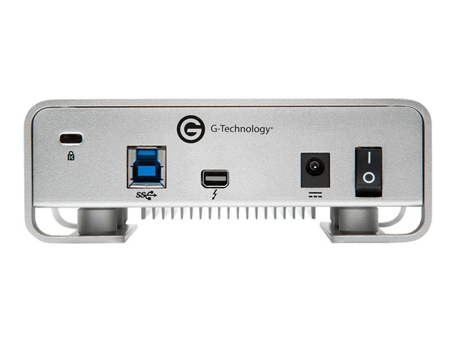 G-Technology G-DRIVE GDRETHU3NB100001BDB - Disque dur - 10 To - externe (de  bureau) - USB 3.0 / Thunderbolt - 7200 tours/min - memoire tampon : 64 Mo -  dissipateur de chaleur integre - argent (0G05024-1), Disques durs externes