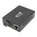 Eaton Tripp Lite Series Gigabit Multimode Fiber to Ethernet Media Converter, PoE+