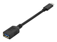 ASSMANN USB 3.0 USB Type-C kabel 15cm Sort
