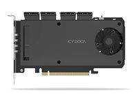 ICY DOCK ExpressSlot Slide Lagringspakning PCIe 4.0 x4 PCIe 4.0 x16 (NVMe)