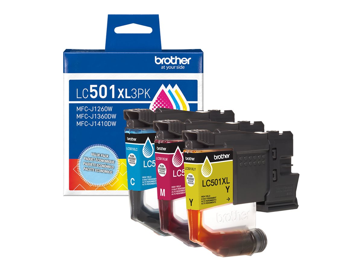Brother LC501XL3PK - 3-pack