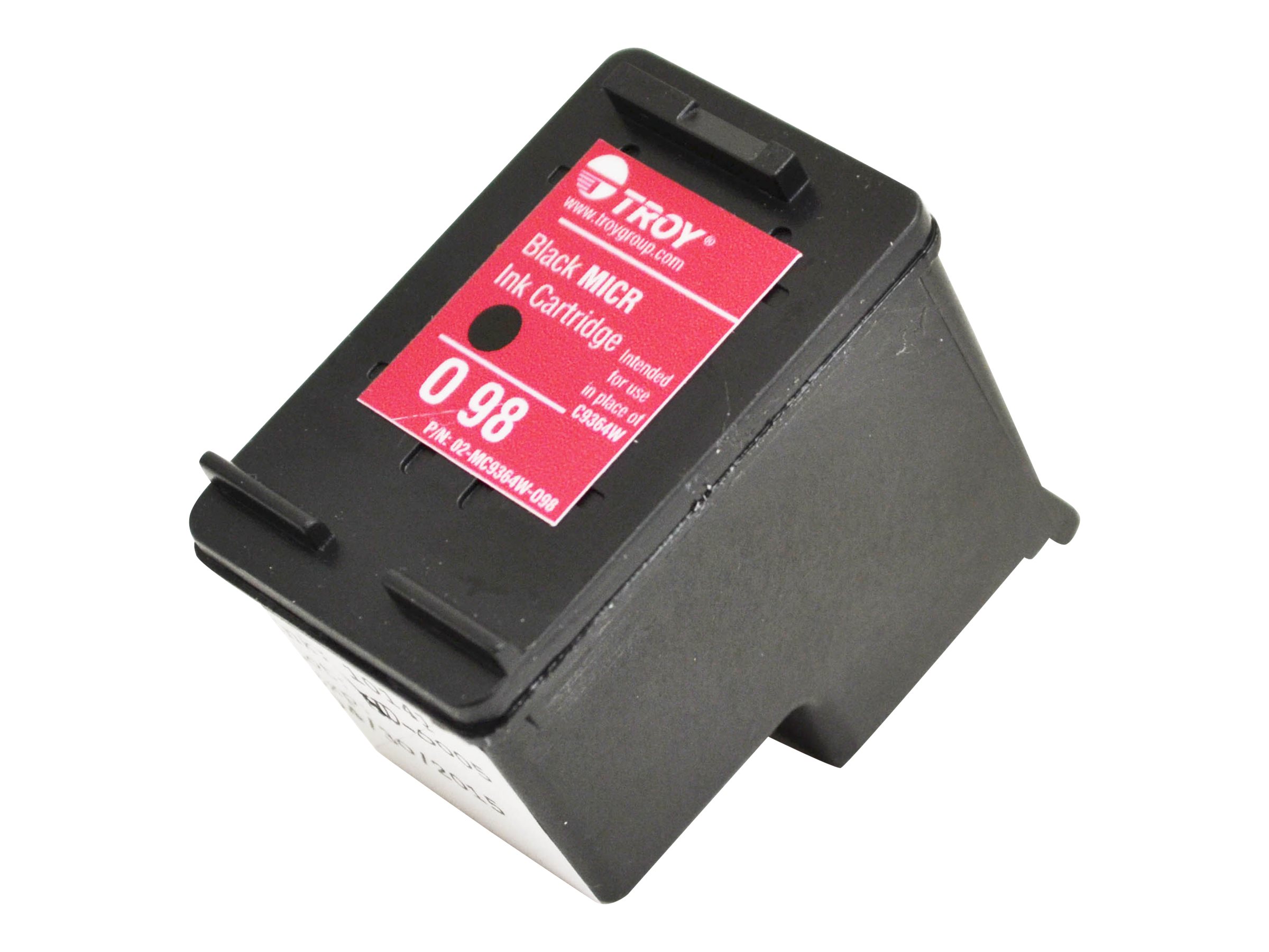 TROY - Black - OEM - MICR ink cartridge (alternative for: HP 98)