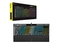 CORSAIR Gaming K100 RGB Tastatur Mekanisk RGB Kabling Nordisk