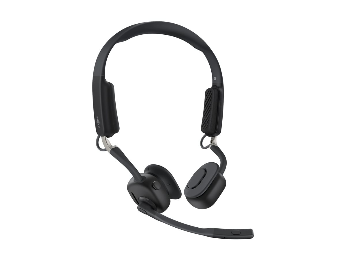 SHOKZ OpenMeet Black C610 ヘッドセット SHOKZ OpenMeet Wireless Open Ear Headset - Black - C610-AN-BK-CA-326