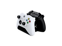 HyperX ChargePlay Duo charging station - + AC power adapter - with external battery pack - 2 - Xbox Series X/S/One controller