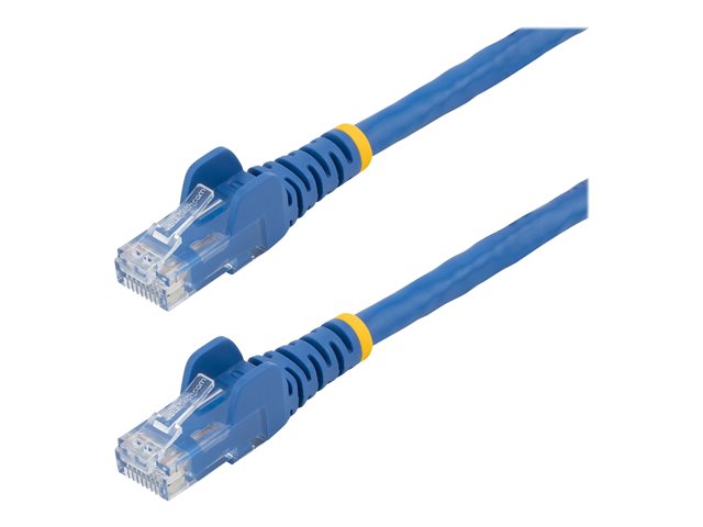 StarTech.com 3ft CAT6 Ethernet Cable, 10 Gigabit Snagless RJ45 650MHz 100W PoE Patch Cord, CAT 6 10GbE UTP Network Cable w/Strain Relief, Blue, Fluke Tested/Wiring is UL Certified/TIA - Category 6 - 24AWG (N6PATCH3BL)